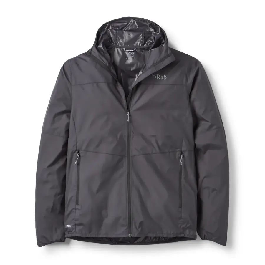 Rab Windgather Hoody Erkek Rüzgarlık - Black