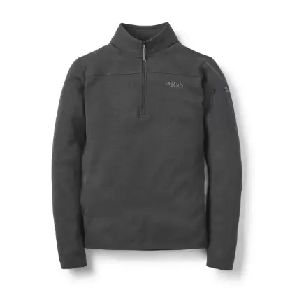 Rab Ryvoan Pull-On Erkek Yarım Fermuarlı Polar - Ebony