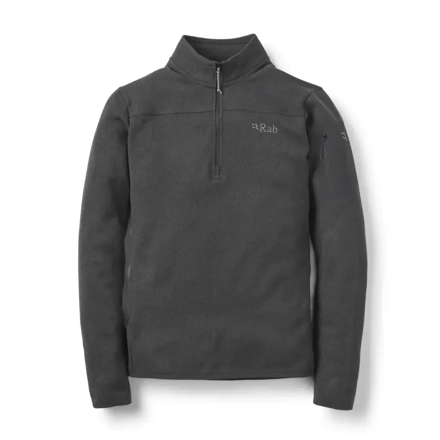 Rab Ryvoan Pull-On Erkek Yarım Fermuarlı Polar - Ebony