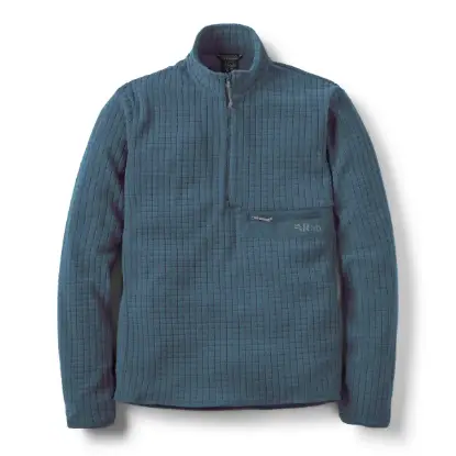 Rab Ramshaw Pull-On Erkek Yarım Fermuarlı Polar - Tempest Blue
