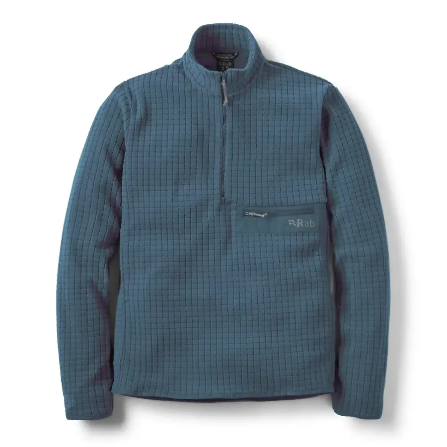 Rab Ramshaw Pull-On Erkek Yarım Fermuarlı Polar - Tempest Blue