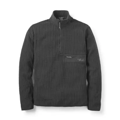 Rab Ramshaw Pull-On Erkek Yarım Fermuarlı Polar - Black