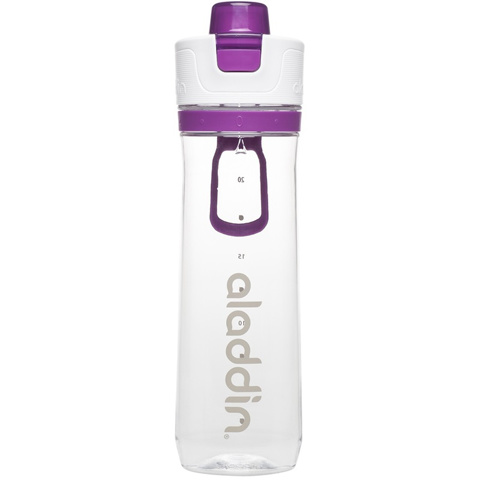 Aladdin 0.8L Active Hydration Tracker Bottle - Ölçekli Matara - Mor için detaylar