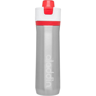 Aladdin 0.6L Active Hydration Vacuum Bottle - Yalıtımlı Çelik Matara - Kırmızı için detaylar