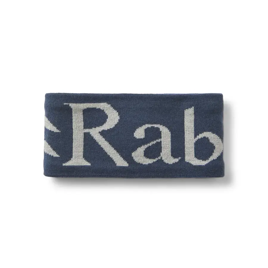 Rab Knitted Logo Kafa Bandı - Tempest Blue/Light Zinc