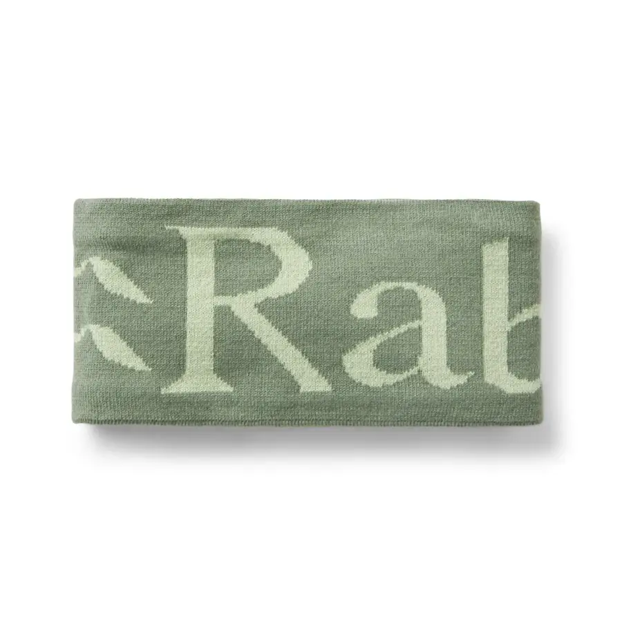 Rab Knitted Logo Kafa Bandı - Dark Fig Green/Fig Green