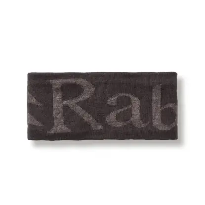 Rab Knitted Logo Kafa Bandı - Anthracite