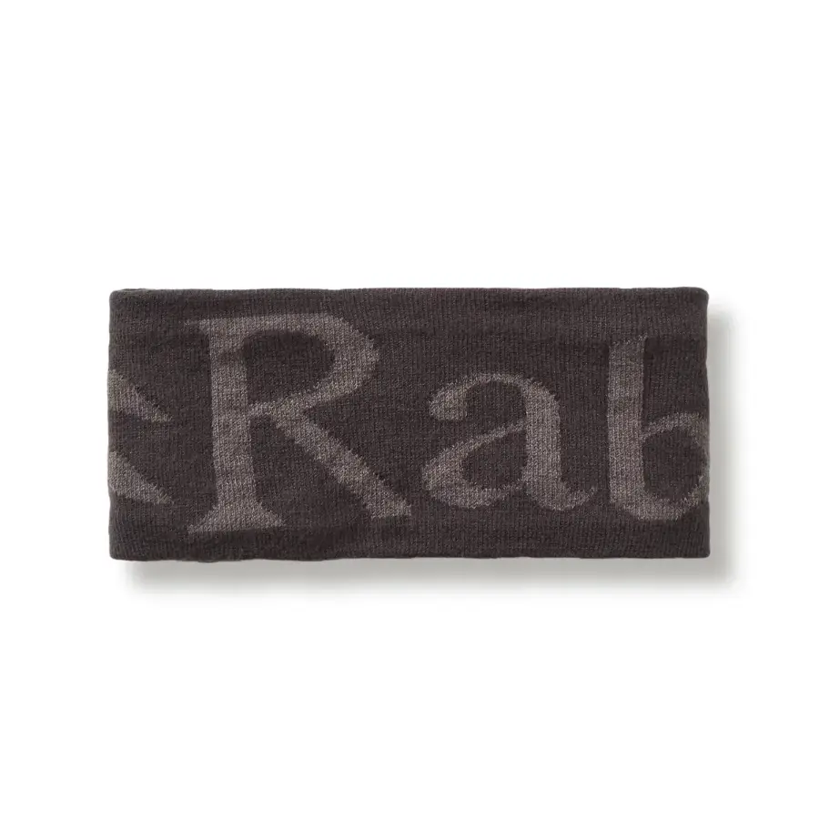 Rab Knitted Logo Kafa Bandı - Anthracite