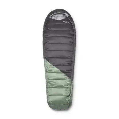 Rab Radeon -12 °C Kadın Sentetik Uyku Tulumu - Dark Fig Green/Graphene