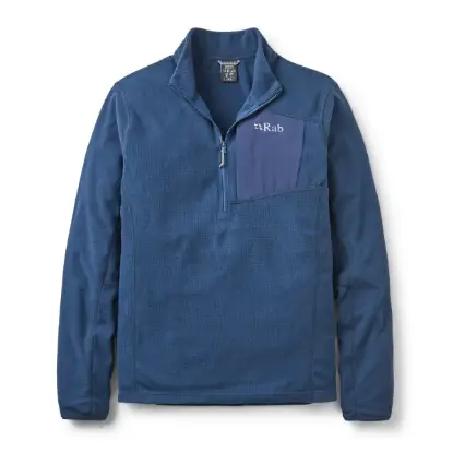 Rab Tecton Pull-On Erkek Yarım Fermuarlı Polar - Deep Ink