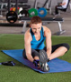 Harbinger Anti-Microbial Ribbed Durafoam Mat - Blue için detaylar