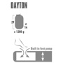 High Peak Dayton Şişme Mat için detaylar