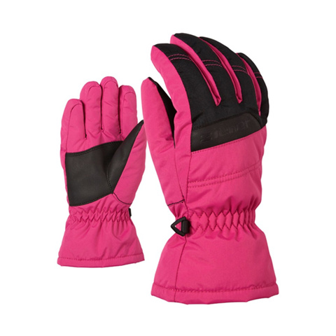Ziener Lamosso Junior Ski Gloves Pop Pink - Pembe Çocuk Kayak Eldiveni için detaylar
