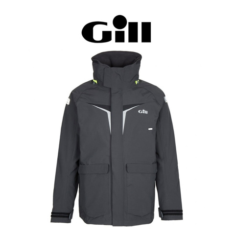 Gill OS3 Men's Coastal Jacket - Graphite için detaylar