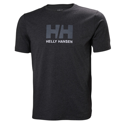 Helly Hansen Logo T-Shirt - Ebony Melange için detaylar