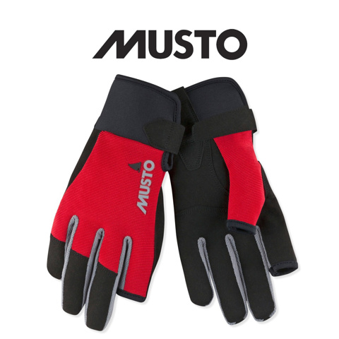 Musto Essential Sailor Long Finger Glove - True Red için detaylar