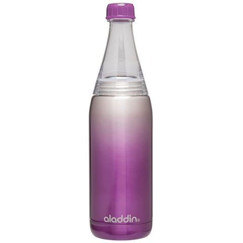 Aladdin 0.6L Fresco Twist & Go Hybrid Vacuum Bottle - Vakum Yalıtımlı Şişe - Mor için detaylar