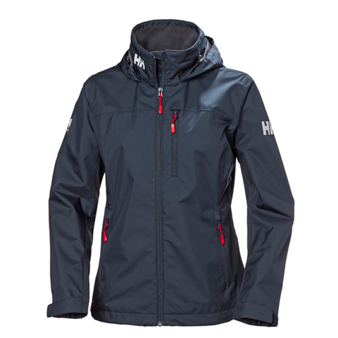 Helly Hansen W Crew Hooded Midlayer Jacket Navy - Lacivert Kadın Ceket için detaylar