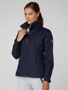 Helly Hansen W Crew Hooded Midlayer Jacket Navy - Lacivert Kadın Ceket için detaylar