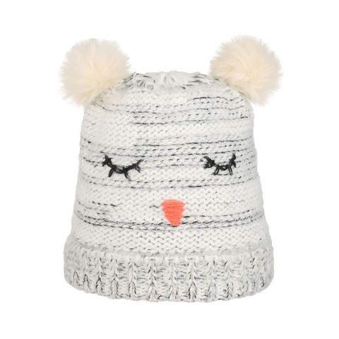 Nordbron Furry Kids Beanie White - Çocuk Bere için detaylar