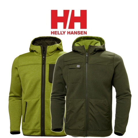 Helly Hansen Verket Reversible Pile - Çift Yönlü Ceket - Wood Green için detaylar