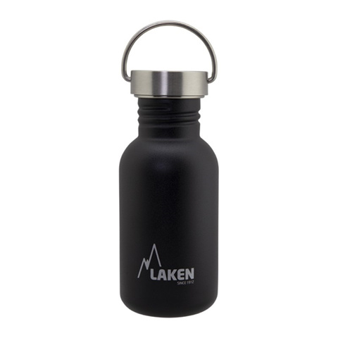 Laken 0,5L Basic Paslanmaz Çelik Matara - Siyah için detaylar