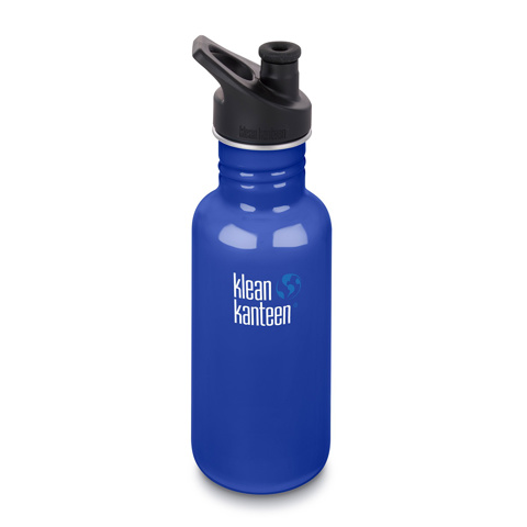 Klean Kanteen 0.53L Classic Sport Cap Water Bottle Coastal - Mavi Çelik Matara için detaylar