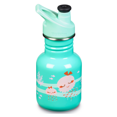 Klean Kanteen 0.355L Kid Classic Sport Cap WB Jellyfish - Mavi Çelik Matara için detaylar