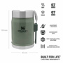 Stanley 0.4L Classic Food Jar - Kaşıklı Yemek Termosu - Hammertone Green /Yeşil için detaylar