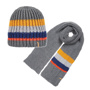 Nordbron Ruddy Kids Beanie Set Navy - Çocuk Atkı Bere Seti için detaylar