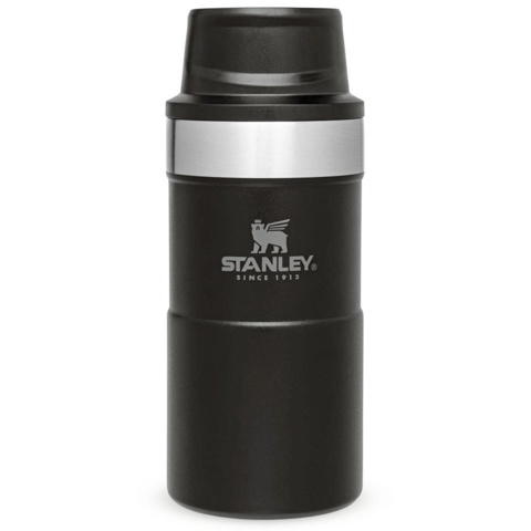 Stanley 0.25L İnce Gövde Classic Trigger-Action Travel Mug - Siyah için detaylar