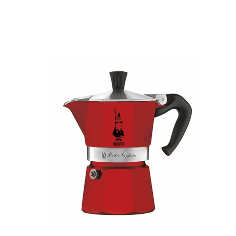 Bialetti Moka Pot Express 1 Cups Red için detaylar