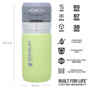 Stanley 0.47L The Quick Flip  Water Bottle - Juicy Pear (Yeşil) için detaylar