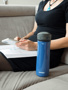 Contigo 0.59L Jackson Chill AUTOPOP™ Water Bottle - Açık Mavi Çelik Matara için detaylar