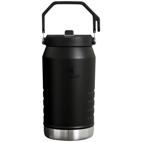 Stanley 1.9L The Ice Flow Flip Straw 2.0 Water Bottle - Yalıtımlı Çelik Şişe - Black için detaylar