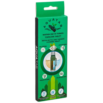 Aquatab Matara Temizleme ve Koku Giderme Tableti Aquatab Matara Temizleme ve Koku Giderme Tableti